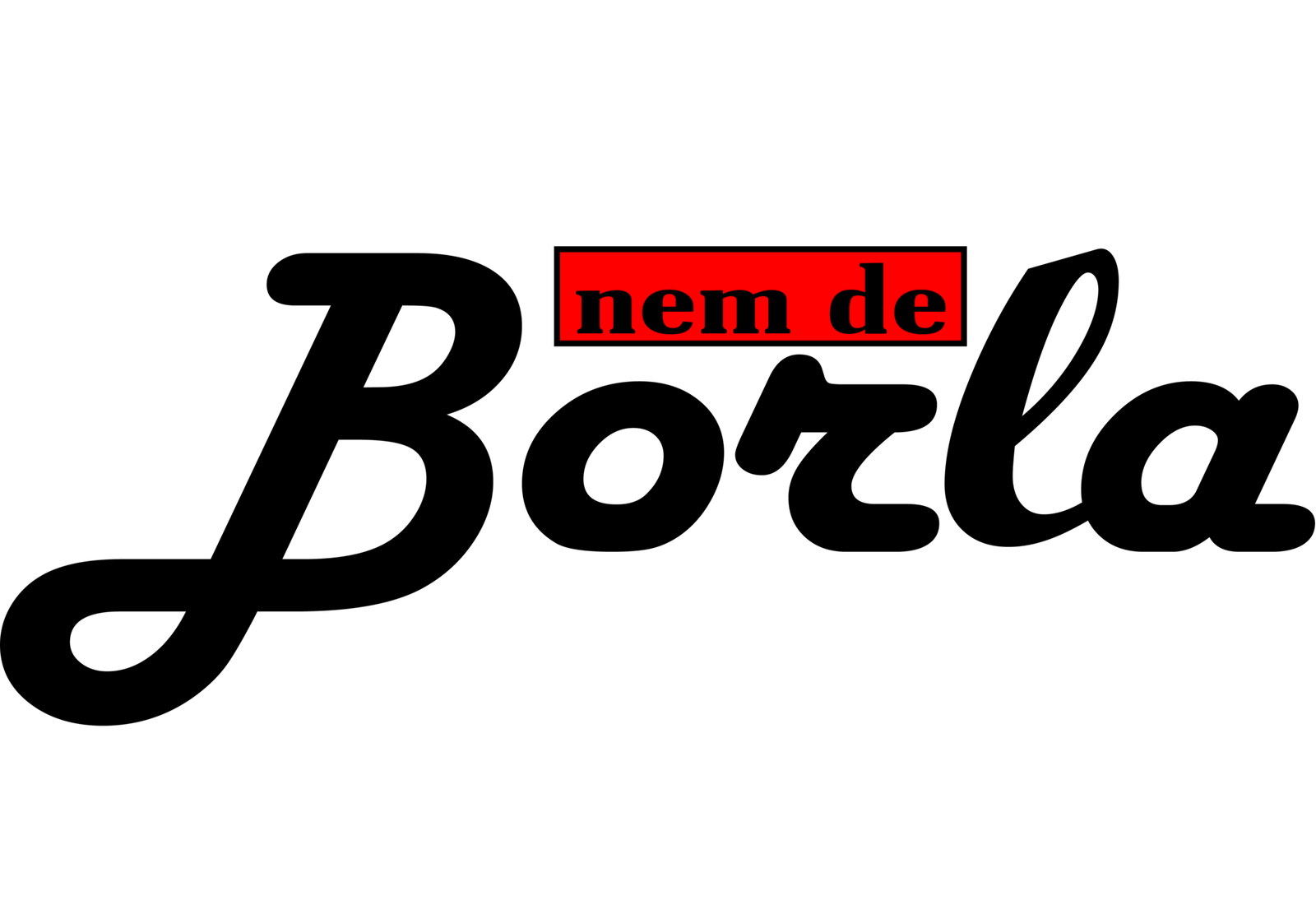 Nem de Borla