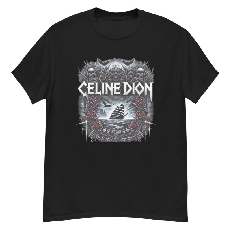 T-shirt Celine Dion Metal Edition - My Heart Will Go On