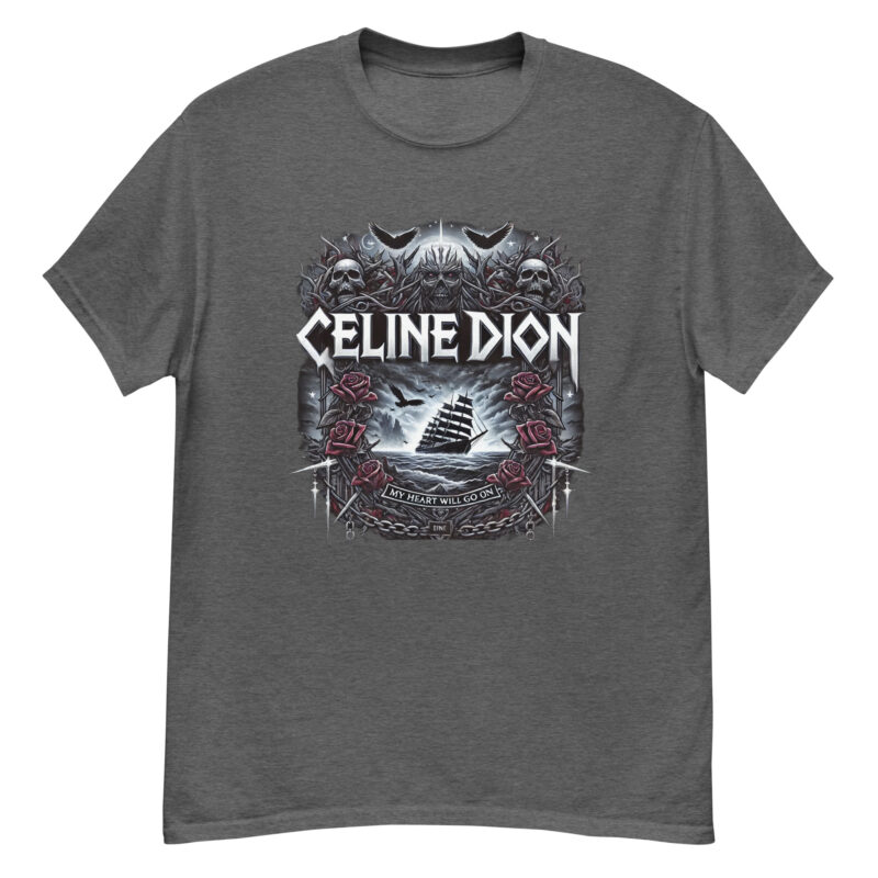 T-shirt Celine Dion Metal Edition - My Heart Will Go On - Image 7