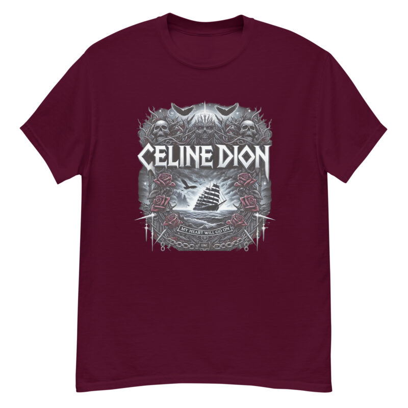 T-shirt Celine Dion Metal Edition - My Heart Will Go On - Image 2