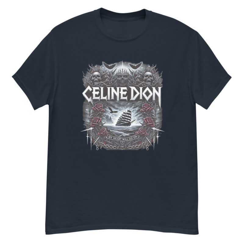 T-shirt Celine Dion Metal Edition - My Heart Will Go On - Image 3