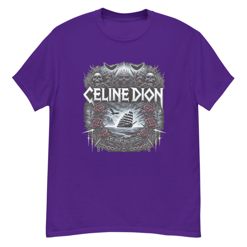 T-shirt Celine Dion Metal Edition - My Heart Will Go On - Image 4