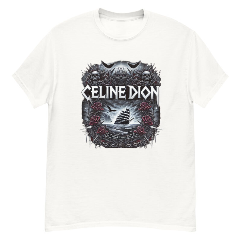 T-shirt Celine Dion Metal Edition - My Heart Will Go On - Image 10