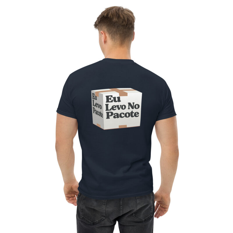 T-shirt "Eu Levo No Pacote" – Humor, Estilo e Conforto